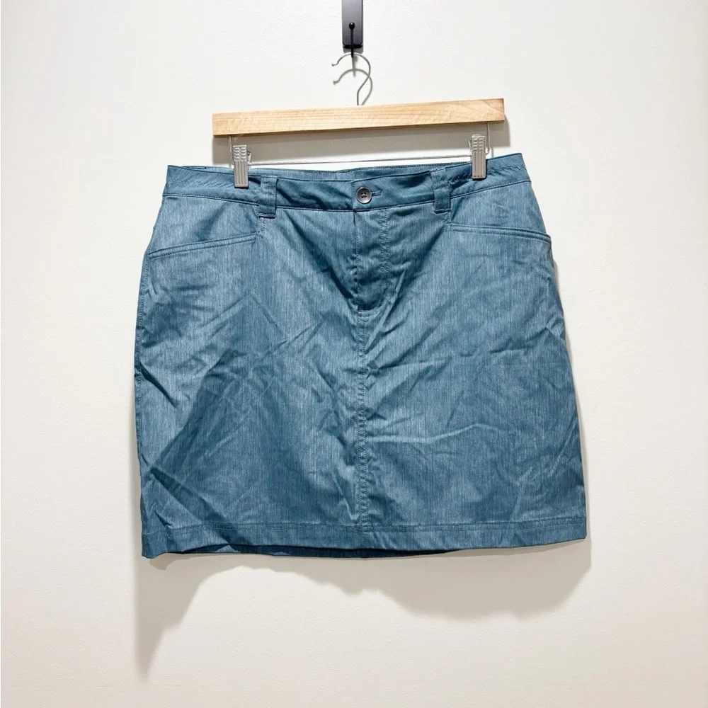Eddie Bauer Women’s Travex Teal Horizon Skort Outdoor Casual Size 12
